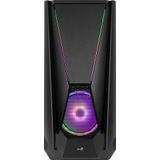 ATX Semi-tower Box Aerocool VISORBK LED RGB Black