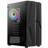 Aerocool - Mecha ARGB - Mid Tower PC Gaming Case - Zwart - Tempered Glass Window