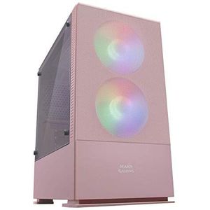 Mars Gaming - MCZ - PC Behuizing - Roze - MicroATX - Mesh