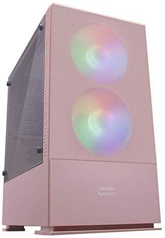 Mars Gaming - MCZ - PC Behuizing - Roze - MicroATX - Mesh