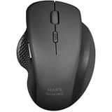 Mars Gaming MMWERGO Zwart, Ergonomische Draadloze Muis voor PS4/PS5/XBOX/PC/Mac