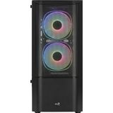 Aerocool - Quantum Mesh - PC Midi Tower - Zwart - Staal - LED RGB Verlichting