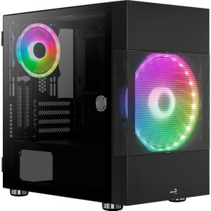 AeroCool - Atomic Lite - PC-behuizing - Zwart - Mini-torenbehuizing