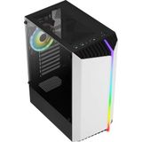 Aerocool - Bionic V2 - PC-behuizing - Zwart - Mesh Frontpaneel - Inclusief RGB Ventilatoren
