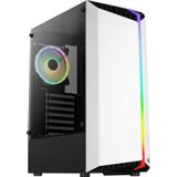 Aerocool - Bionic V2 - PC-behuizing - Zwart - Mesh Frontpaneel - Inclusief RGB Ventilatoren