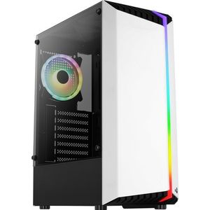 Aerocool - Bionic V2 - PC-behuizing - Zwart - Mesh Frontpaneel - Inclusief RGB Ventilatoren