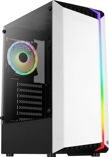 Aerocool - Bionic V2 - PC-behuizing - Zwart - Mesh Frontpaneel - Inclusief RGB Ventilatoren