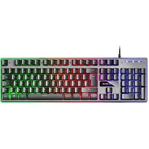 Mars Gaming MK220FR wit, H-Mech, FRGB Rainbow en Halo, anti-ghosting, Frans