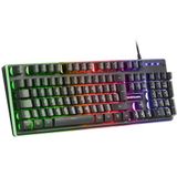 Mars Gaming - MCPX 3-in-1 Gaming Combo - Zwart - H-MECH Toetsenbord, 10K Muis, XXL Muismat