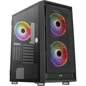 Aerocool - PGS Graphite-G-BK-V2 FRGB - PC Behuizing - Grafiet - Midden Toren