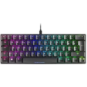 Mars Gaming MKMINIRPT, Ultra-Compact Mechanisch Toetsenbord, Volledig RGB Chroma, Schakelaar OUTEMU PRO Rood, Zwart, Portugese Taal