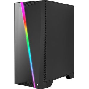 Aerocool - Mirage - PC Behuizing - Zwart - Gehard Glas - ARGB LED