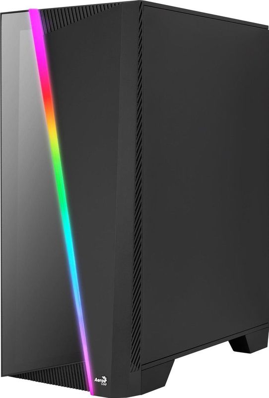 Aerocool - Mirage - PC Behuizing - Zwart - Gehard Glas - ARGB LED