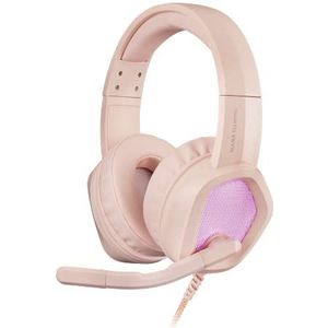 Mars Gaming MH320P Roze, Neodymium RGB Flow Headset, Microfoon en Control Box