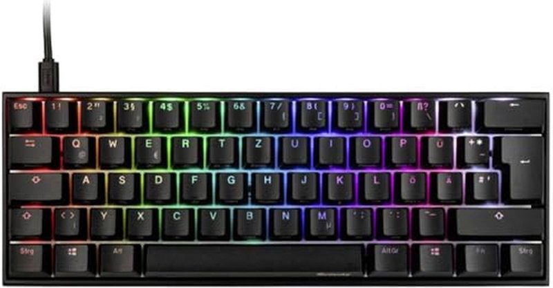 Ducky - Mecha Mini - Toetsenbord - Zwart - Mechanisch - RGB-LED