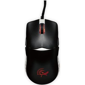 Ducky Feather Gaming-muis USB Zwart 7 Toetsen 16000 dpi Verlicht