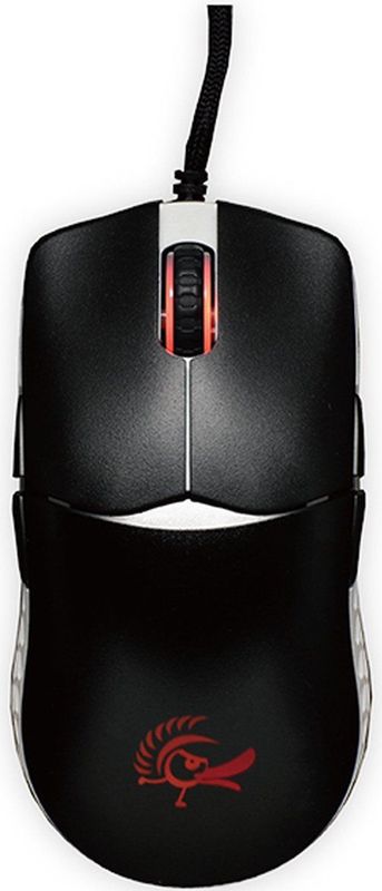 Ducky Feather Gaming-muis USB Zwart 7 Toetsen 16000 dpi Verlicht
