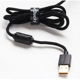 Ducky - Feather - Muis - Zwart - Bedraad - Lichtgewicht - 16000 DPI