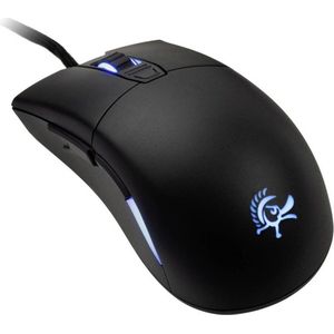 Ducky - Secret M Retro Gaming Muis - Zwart - Bedraad