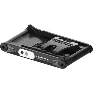Lezyne Multi Tool Super V-23 - 14-delige Multitool - HEX, TORX, PHILLIPS H, Kettingbreker, Naald-/plughouder & Rotor afsteller - Zwart