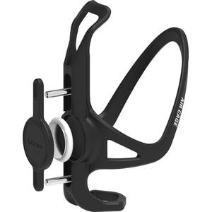 Lezyne Matrix Air Cage – Bidonhouder voor fiets – Geschikt voor Apple AirTag - Anti-diefstal - Waterproof IP76 - Composiet Matrix – 147 x 83 x 90 mm - Zwart