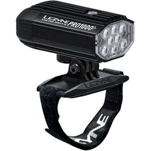 Lezyne Helmet Micro Drive Pro 1000+ - Fietslicht voorlicht - USB-C Oplaadbare Fietslamp - Incl. Helm Bevestiging - Waterdicht fietsverlichting - 1000 lumen - Zwart