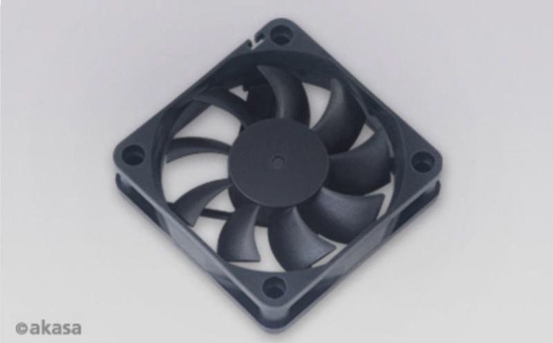 Akasa - AK-6015MS - Behuizingsventilator - Zwart - 60x60x15 mm