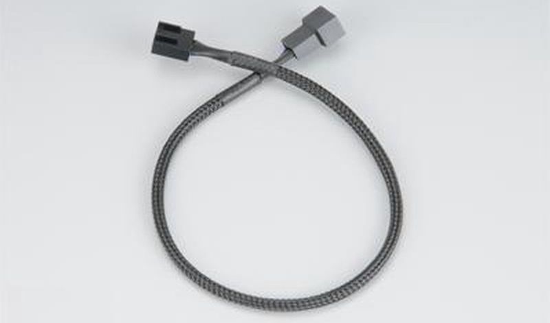 Akasa - PWM Verlengkabel - Zwart - 30 cm