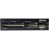 Akasa - AK-ICR-07 - Media Card Reader - Zwart - 6-poorts - USB-A 2.0