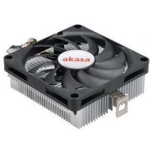 Akasa AK-CC1101EP02 Laagprofiel CPU-koeler AMD (40.80 mm), Processorkoeler, Zwart