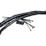 Akasa - AK-TK-01BK - Kabelbeheer Kit - Zwart - Kabelbinder Kabeltape Zelfklevende Kabelklemmen