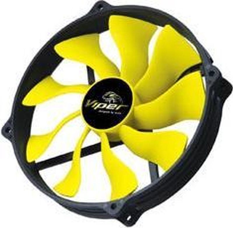 Akasa - Viper R - Ventilator - Zwart - 140 mm