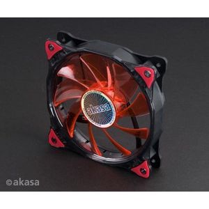 Akasa - Vegas AK-FN091-RD - PWM-Fan - Rood - 120 mm - RGB-Verlichting
