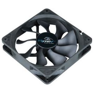 Akasa - Viper Black - PC Ventilator - Zwart - 120 mm - PWM