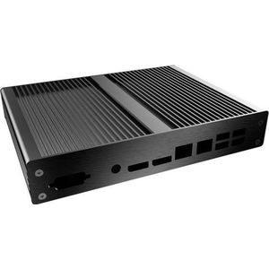 Akasa - Laplace ST V2 - Mini-STX Behuizing - Zwart - Aluminium - VESA-compatibel