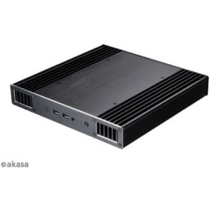 Akasa Plato X8 UCFF (UCFF), PC-behuizing, Zwart