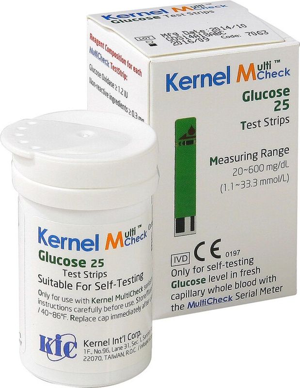 Testjezelf.nu Multicheck Glucose Strips 25 stuks