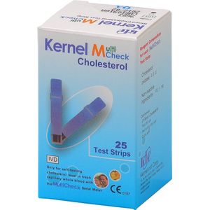 Testjezelf.nu -Multicheck Cholesterol Strips - 25 stuks - Cholesterolteststrips