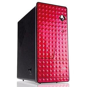 In Win Diva Small Form Factor (SFF), 160 W, rood, pc-behuizing (Small Form Factor (SFF), PC, Mini-DTX, Mini-ITX, rood, huis/kantoor, RoHS, CE, FCC)