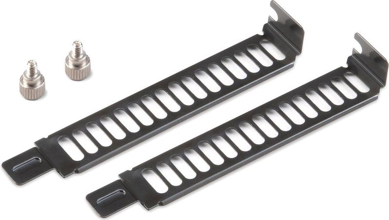 PCI-slotbeugel - Zwart - Staal - Set van 2