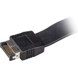 Akasa - Low Profile PCI Bracket Adapter - Zwart - USB 3.1 Type C - Kabellengte 50 cm
