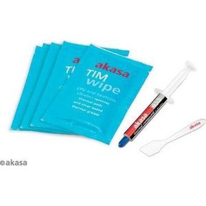 Akasa Performance Compound 455 Kit | TIM Wipe Kit | Thermal Paste Remover | Thermal Compound | TIM Wipes | Tech for Techs Recommended | Ideal for CPU, GPU, Heatsink | AK-TCW-03
