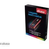 Akasa - Vegas SSD Mate - USB 3.2 Gen 2 Enclosure - RGB - Aluminium