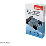 Akasa - AK-MX304-08BK - PCI-slot Ventilatorhouder - Zwart - Metaal