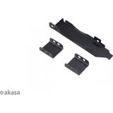 Akasa - AK-MX304-08BK - PCI-slot Ventilatorhouder - Zwart - Metaal