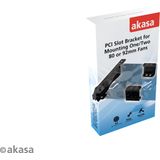 Akasa - AK-MX304-08BK - PCI-slot Ventilatorhouder - Zwart - Metaal