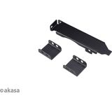 Akasa - AK-MX304-08BK - PCI-slot Ventilatorhouder - Zwart - Metaal