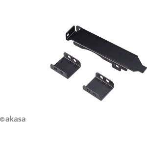 Akasa - AK-MX304-08BK - PCI-slot Ventilatorhouder - Zwart - Metaal