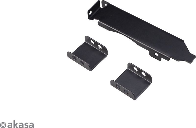 Akasa - AK-MX304-08BK - PCI-slot Ventilatorhouder - Zwart - Metaal