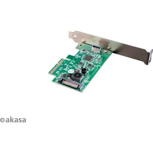 Akasa 20Gbps USB 3.2 Gen 2x2 Internal 20-pin Connector to PCIe Host Card